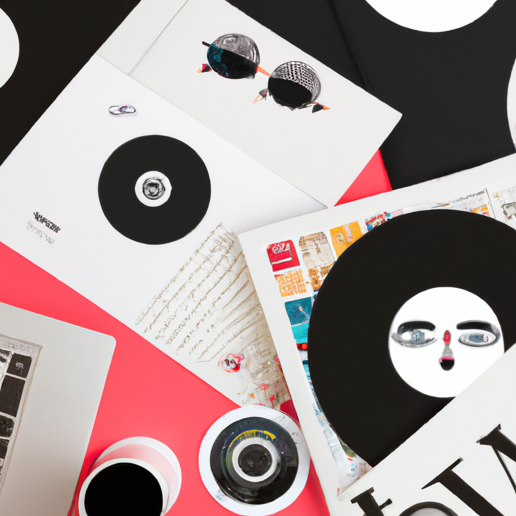 Student portfolio collage with branding boards, typography specimens, color palettes, and wireframes.